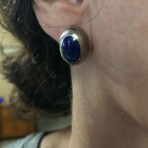 Sterling and Lapis earrings